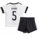 Billige Tyskland Thilo Kehrer #5 Hjemmetrøye Barn VM 2022 Kortermet (+ korte bukser)